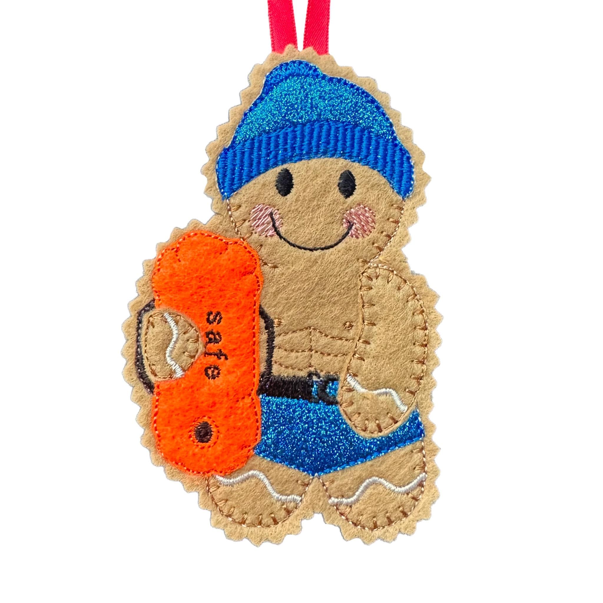 Wild Swimmer Gingerbread Felt Decorations — image 4