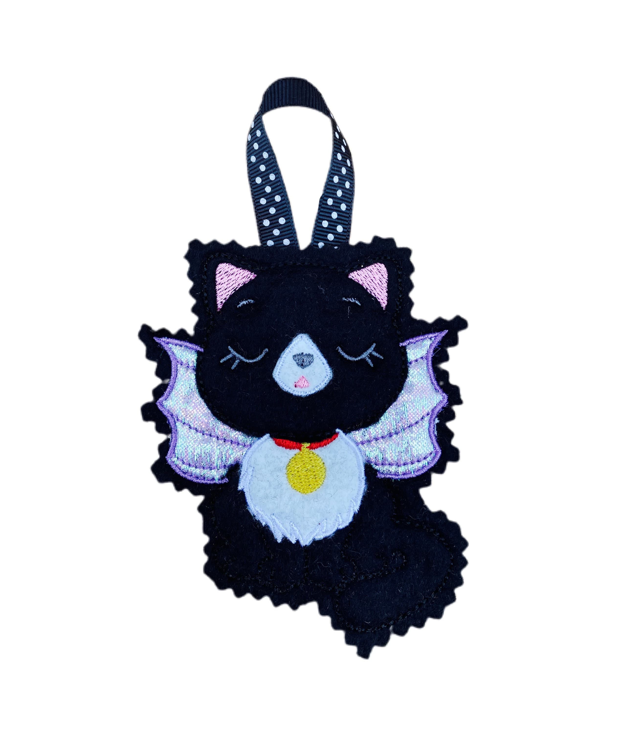 Witches Black Cat Hanging Halloween Decoration