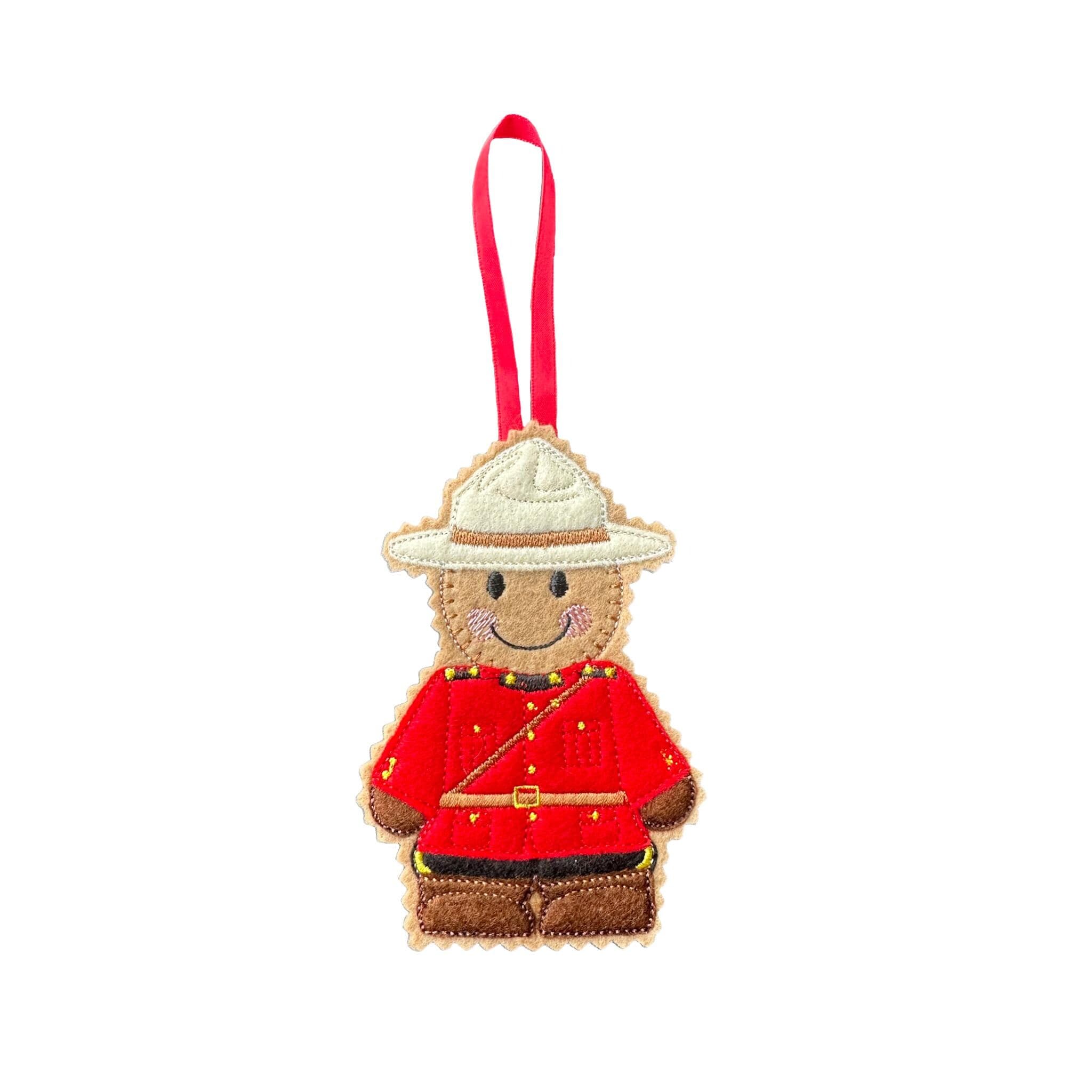 Royal Canadian Mounted Police - Mountie Gingerbread Felt Decoration — image 2