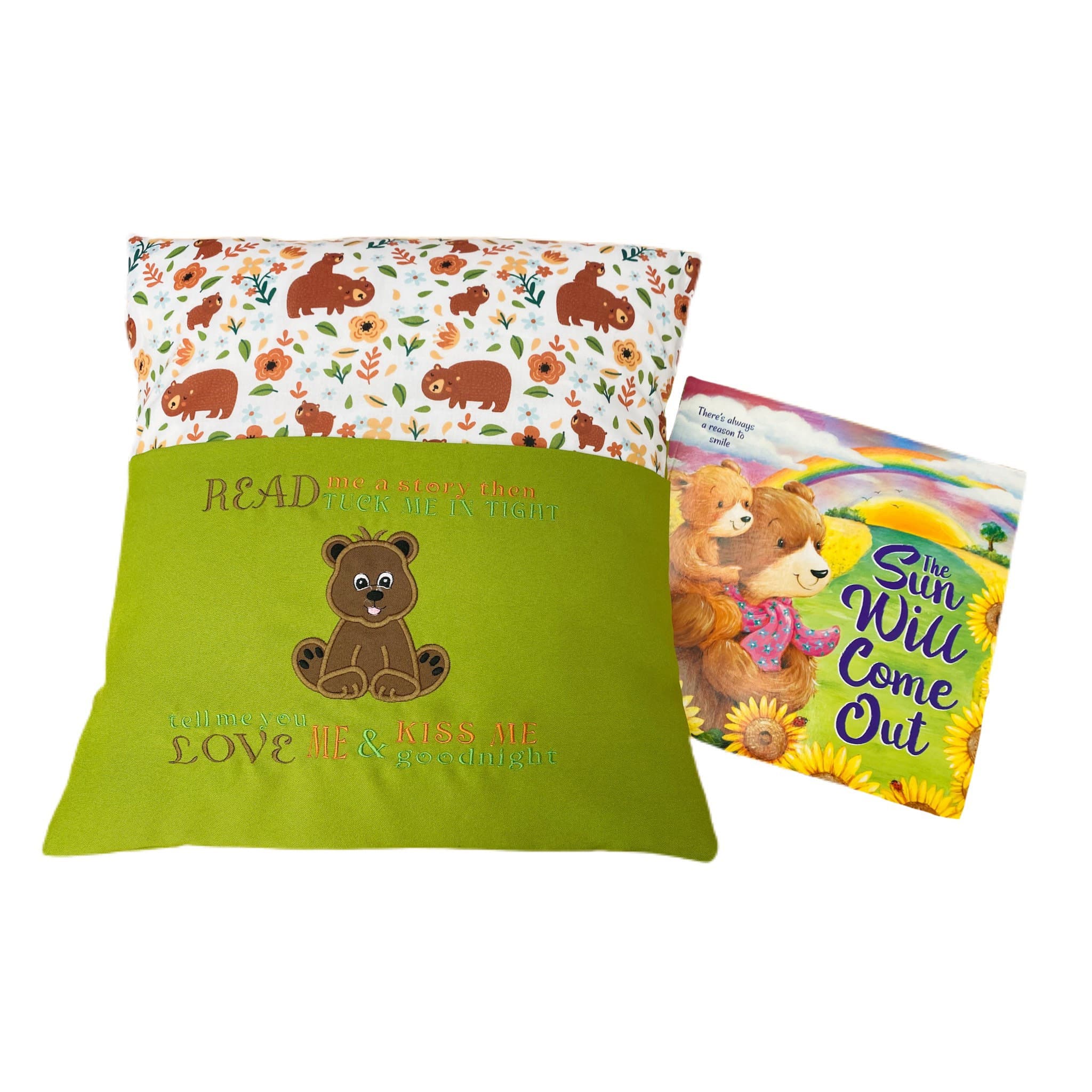 Bear Reading Book Cushion — image 3