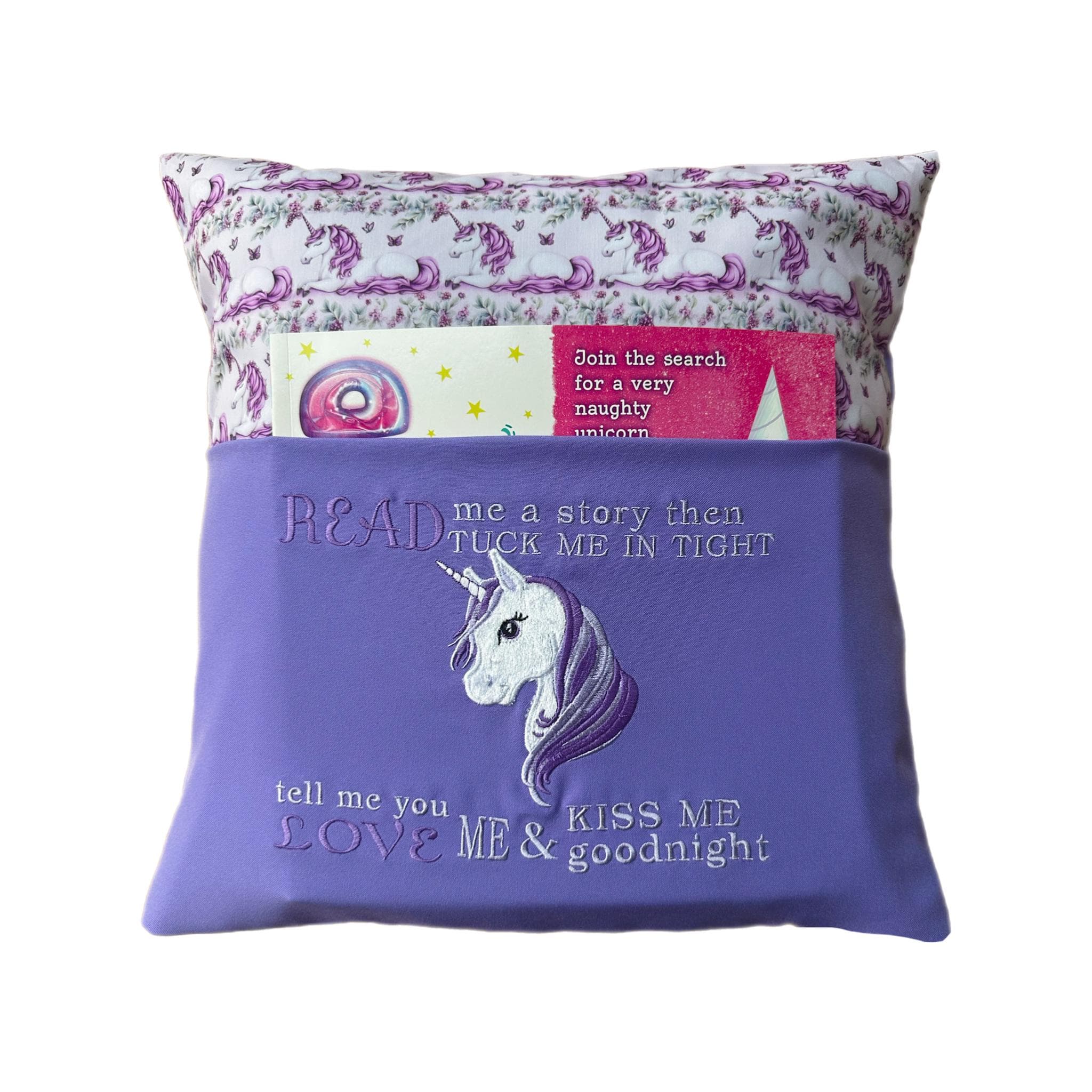 Unicorn Reading Pillow / Book Cushion — image 5