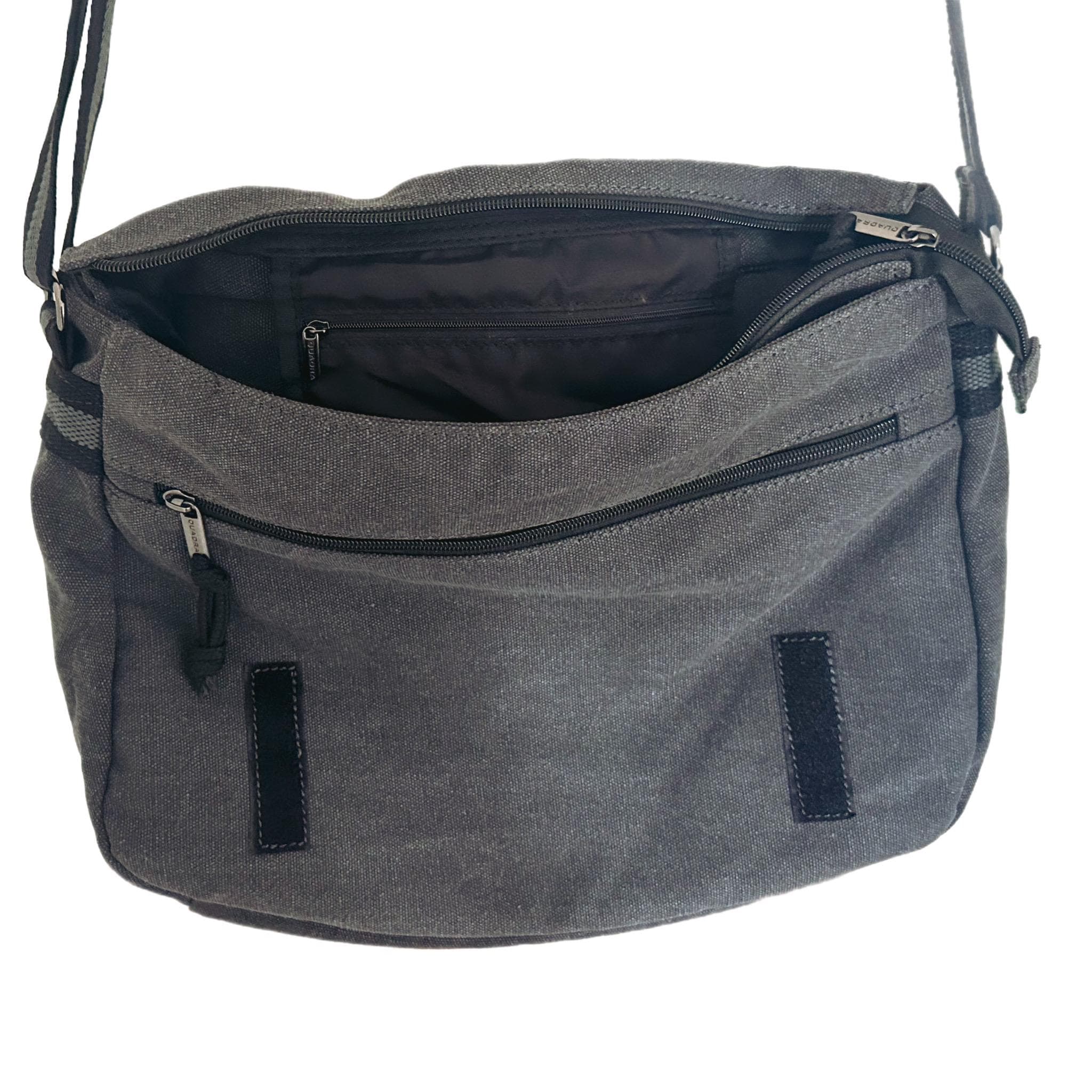 Tiger Embroidered Bag, Cotton Canvas Messenger Bag — image 5