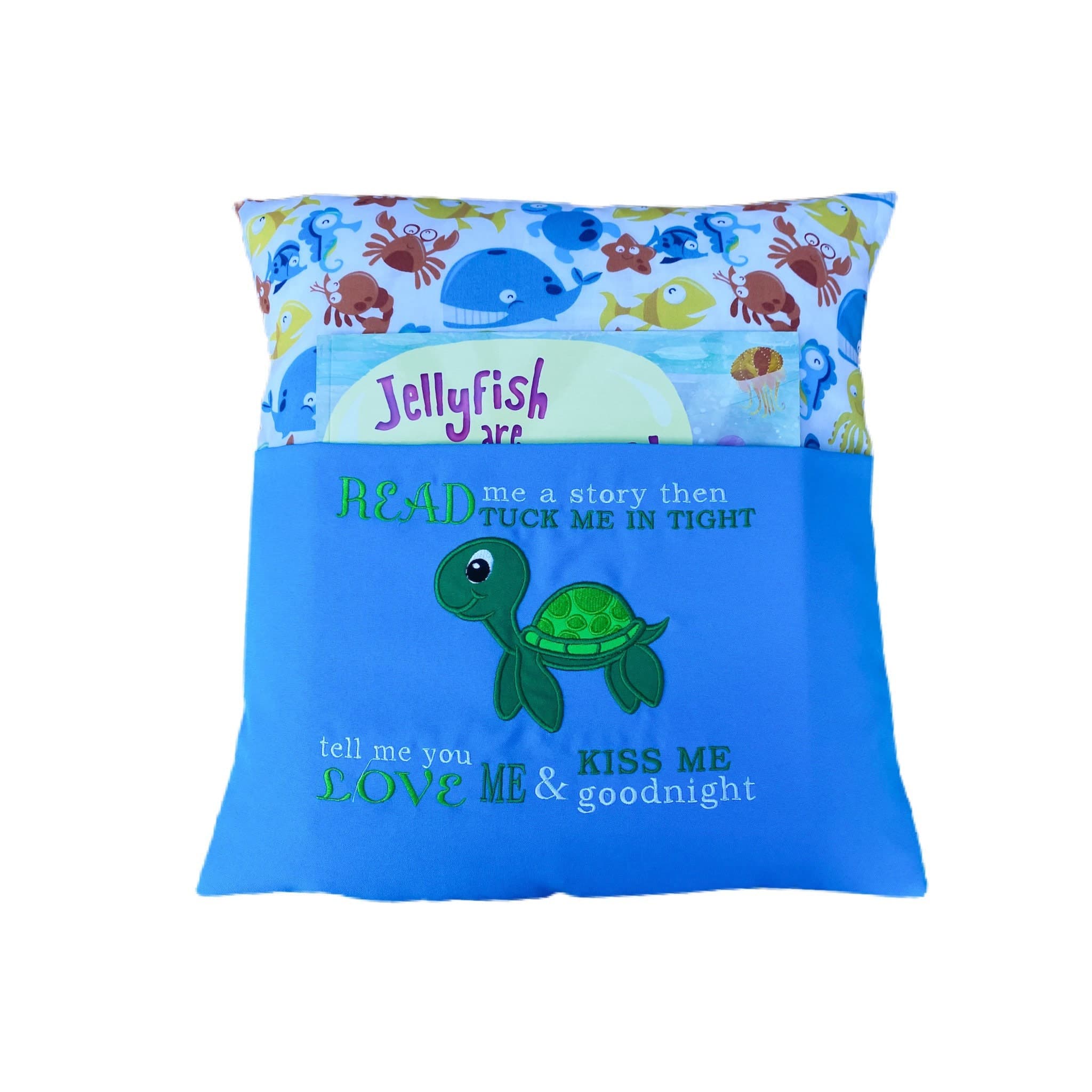 Turtle Reading Book Cushion — image 3