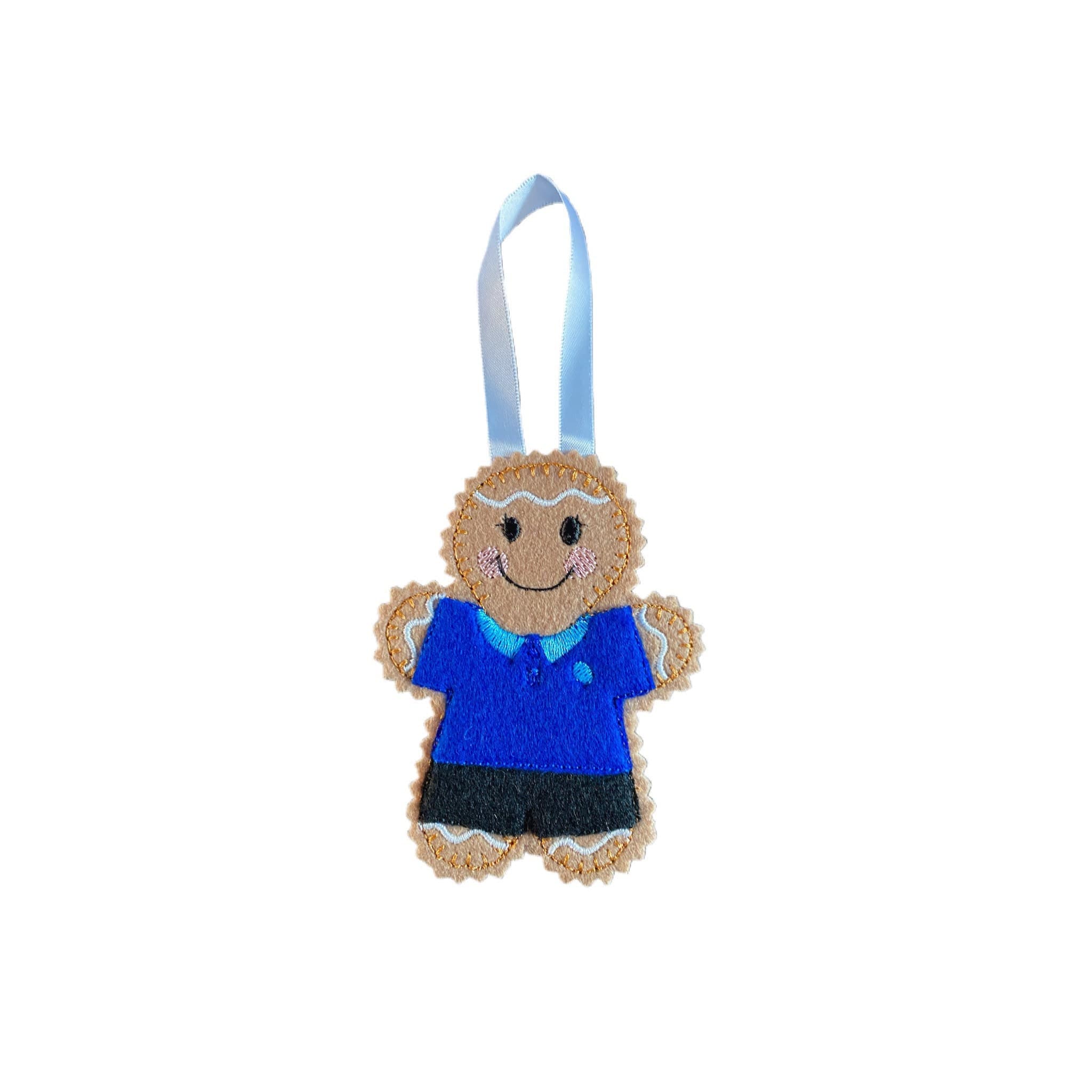 Guide Leader Gingerbread Man Felt Decoration