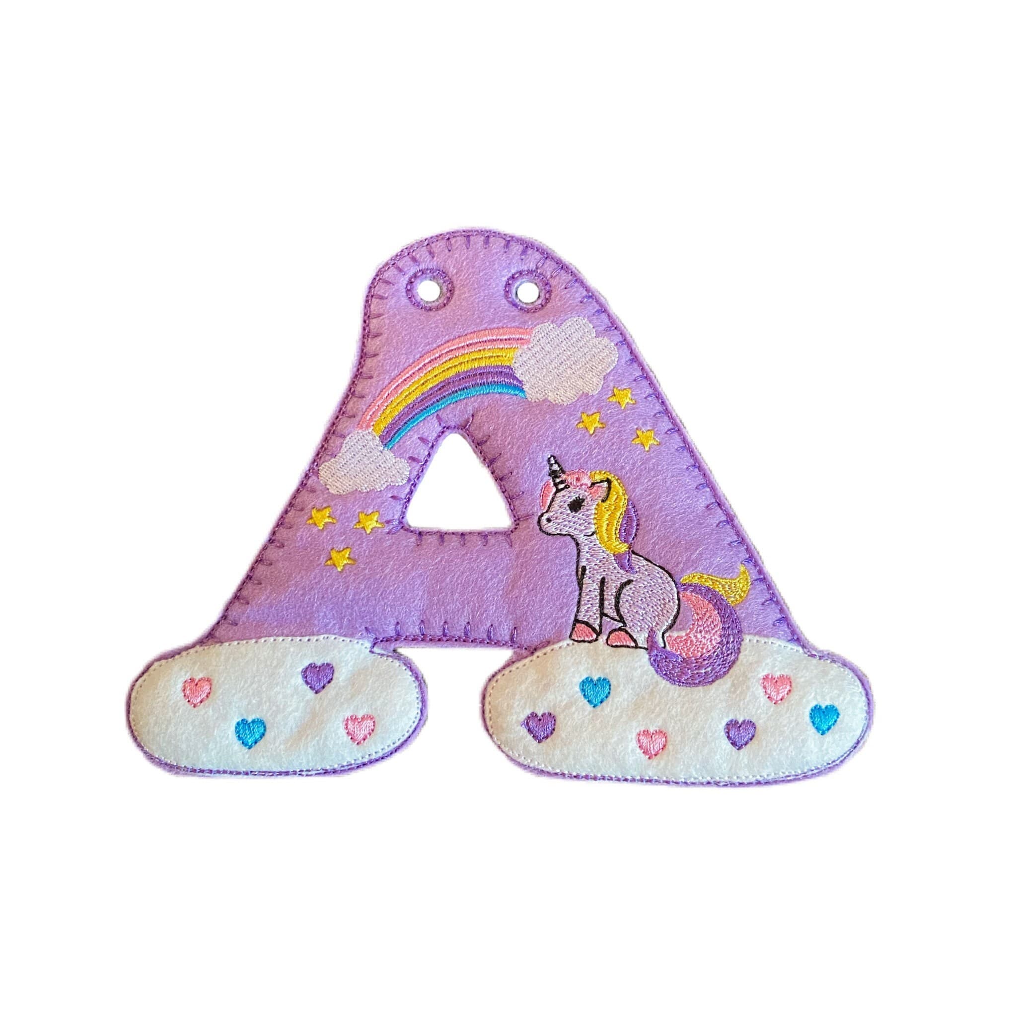 Unicorn Personalised Felt Banner / Bunting — image 2