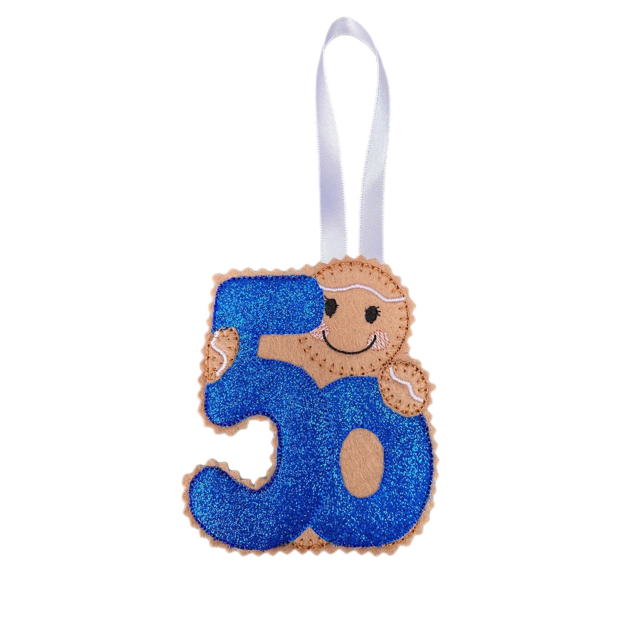 Gingerbread Man  Felt Decoration 50th Birthday — image 3